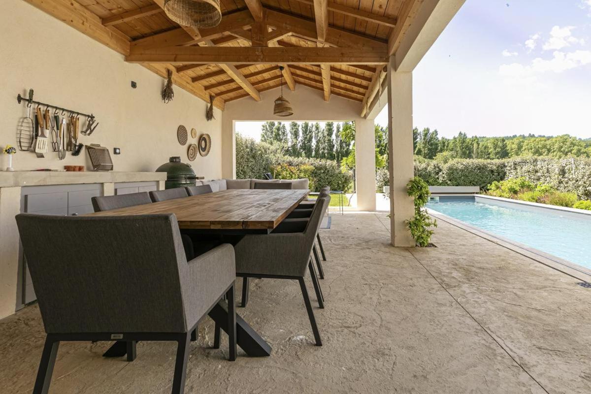 Onze Villa In Provence, Mont Ventoux, New Luxury Villa, Private Pool, Stunning Views, Outdoor Kitchen, Big Green Egg Malaucène Exteriör bild